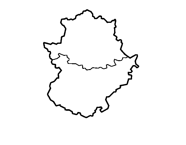 Extremadura coloring page
