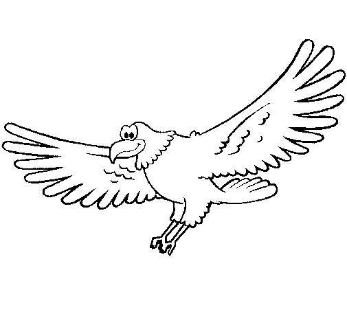 Falcon coloring page