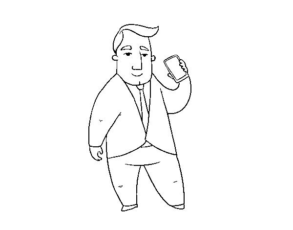 Financial Advisor coloring page