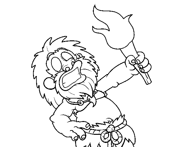 Fire! coloring page