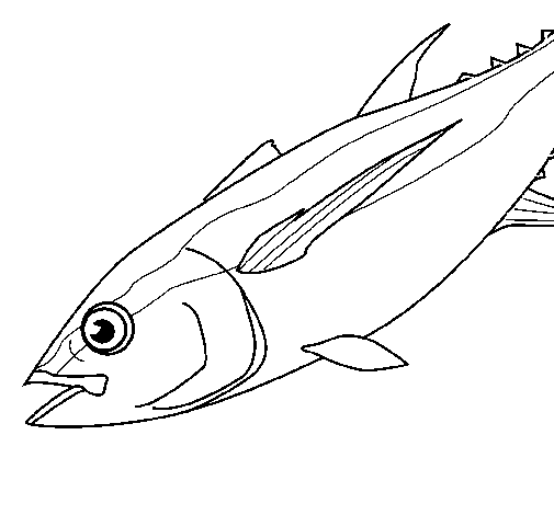 Fish 5a coloring page