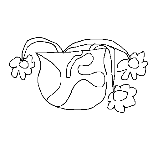 Flowers 5 coloring page