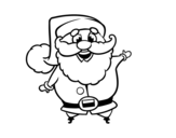 Dibujo de Funny Santa Claus