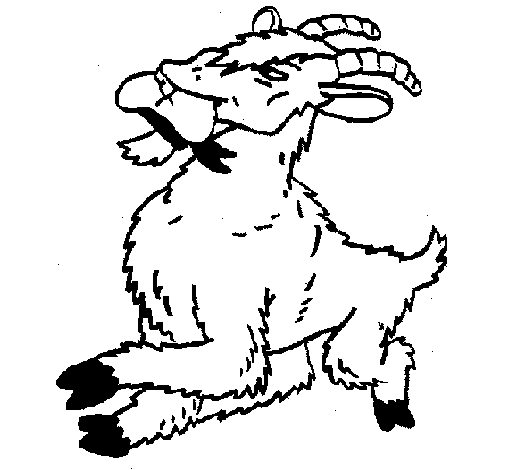 Goat 1 coloring page