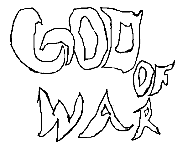 God fo war coloring page
