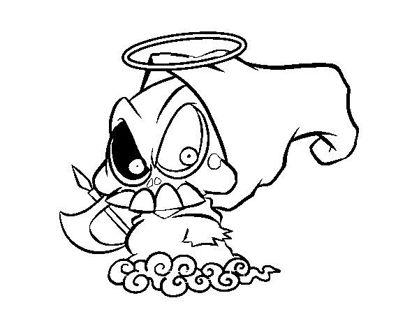 God of Death coloring page