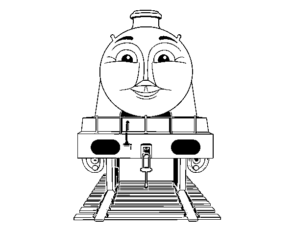 Gordon from Thomas and friends coloring page