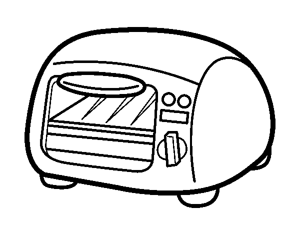 Grill coloring page