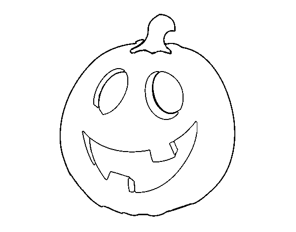 Halloween Pumpkin coloring page