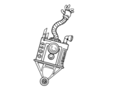 Hand Robot coloring page