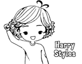 Harry Styles coloring page