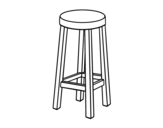 High Stool coloring page