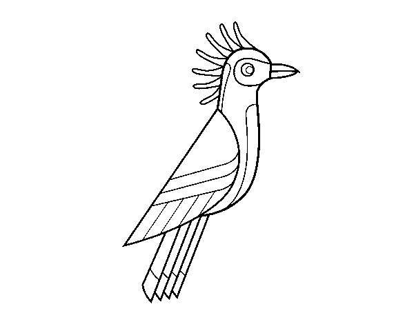 Hoatzin coloring page