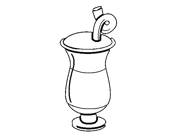 Horchata coloring page
