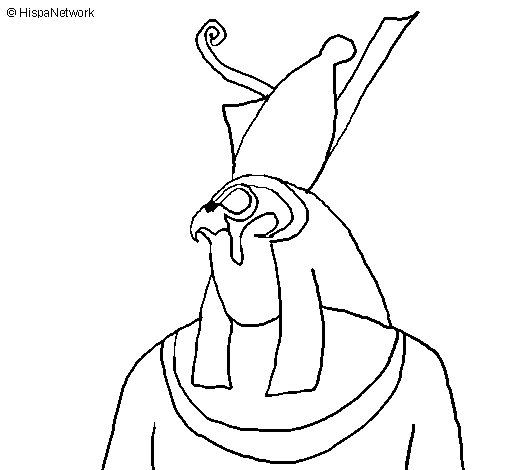 Horus coloring page