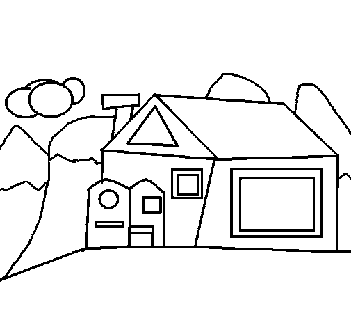 House 7 coloring page