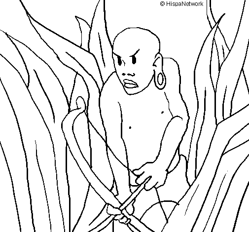Hunter II coloring page