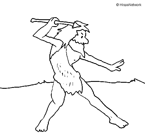 Hunter coloring page