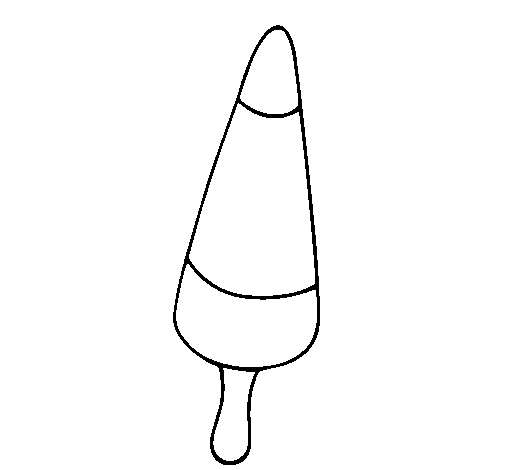 Ice-cream cone coloring page