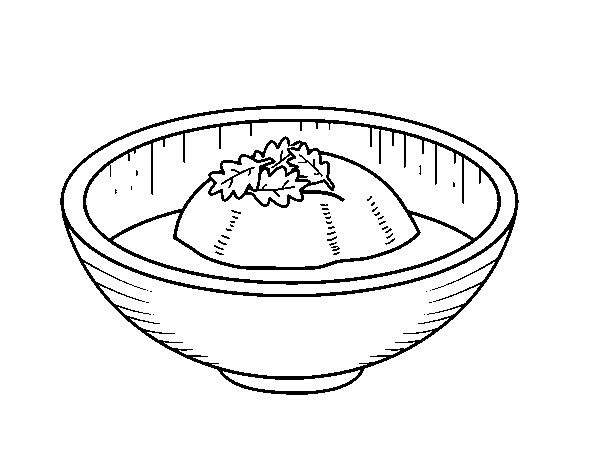 Ice cream of tea coloring page
