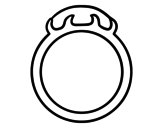  Inlaid stone ring coloring page