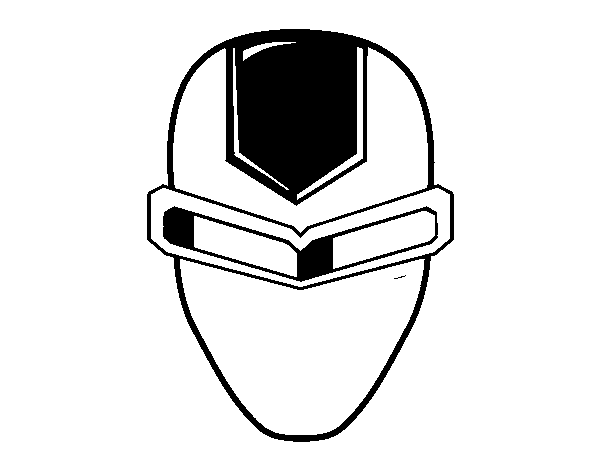 Ironman mask coloring page