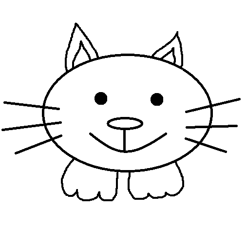 Kitten 3 coloring page