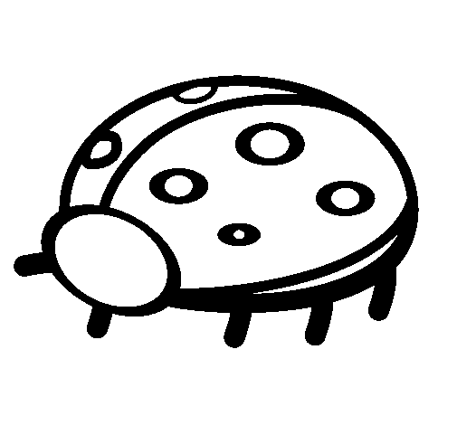 Ladybird 4a coloring page