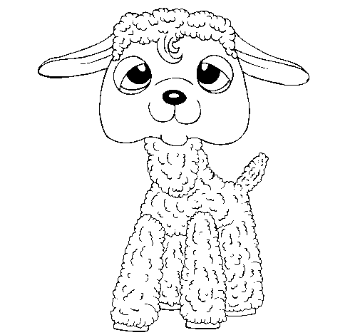 Lamb II coloring page