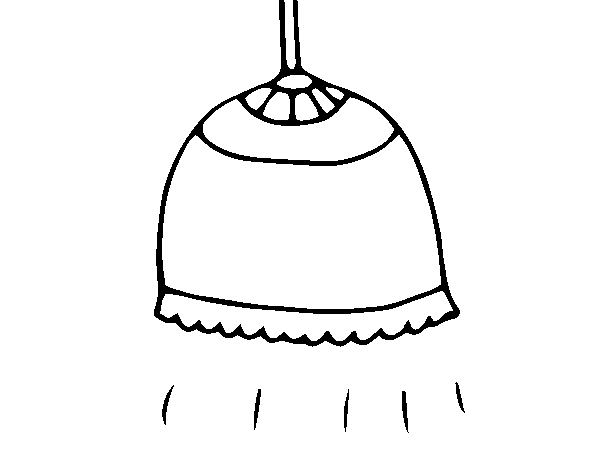 Lamp coloring page