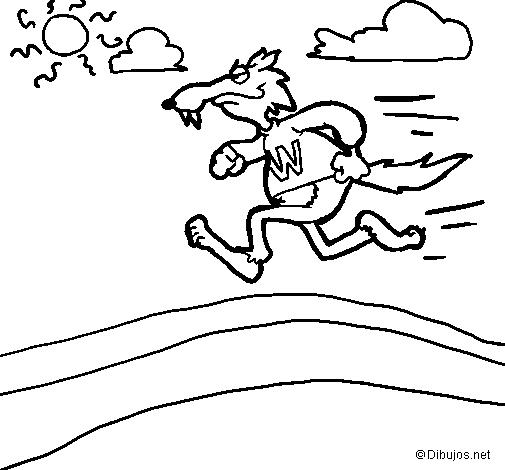 Little red riding hood 7 coloring page