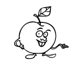 Lord apple coloring page
