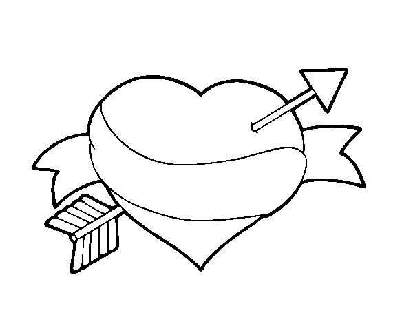 Love at first sight coloring page