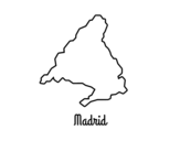 Madrid coloring page