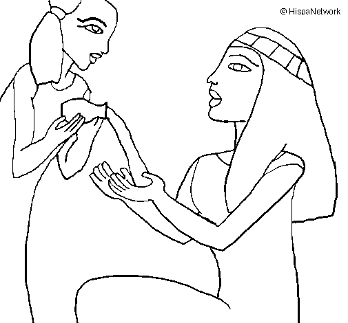 Make-up session coloring page