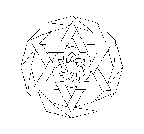 Mandala 18 coloring page