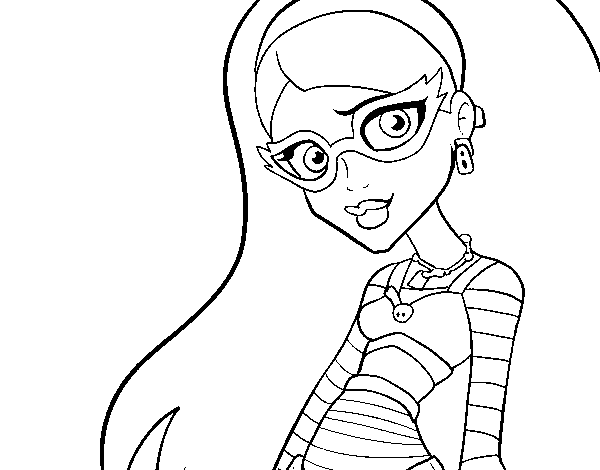 Monster High Ghoulia Yelps coloring page