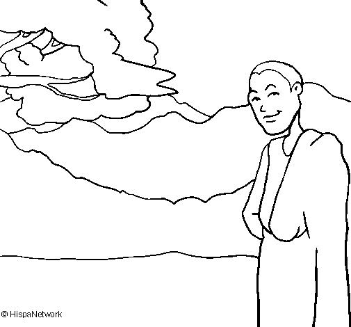 Nepal coloring page
