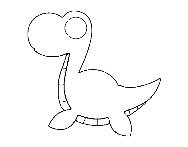 Ness Monster coloring page