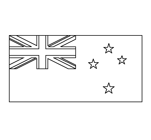New Zeland coloring page