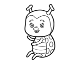 Dibujo de Nice ladybug