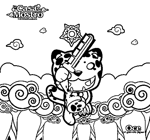 Oce coloring page
