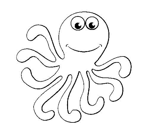 Octopus 2 coloring page