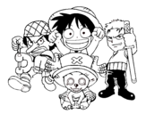 Dibujo de One Piece characters