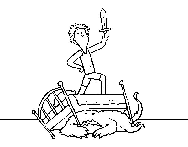 Overcome your fears coloring page