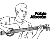 Pablo Alborán - Solamente tú coloring page