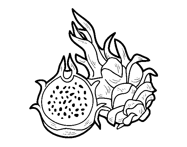 Passion Fruit coloring page