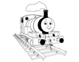 Percy the green engine coloring page