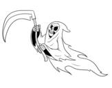 Phantom death coloring page