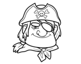 Pirate chief coloring page
